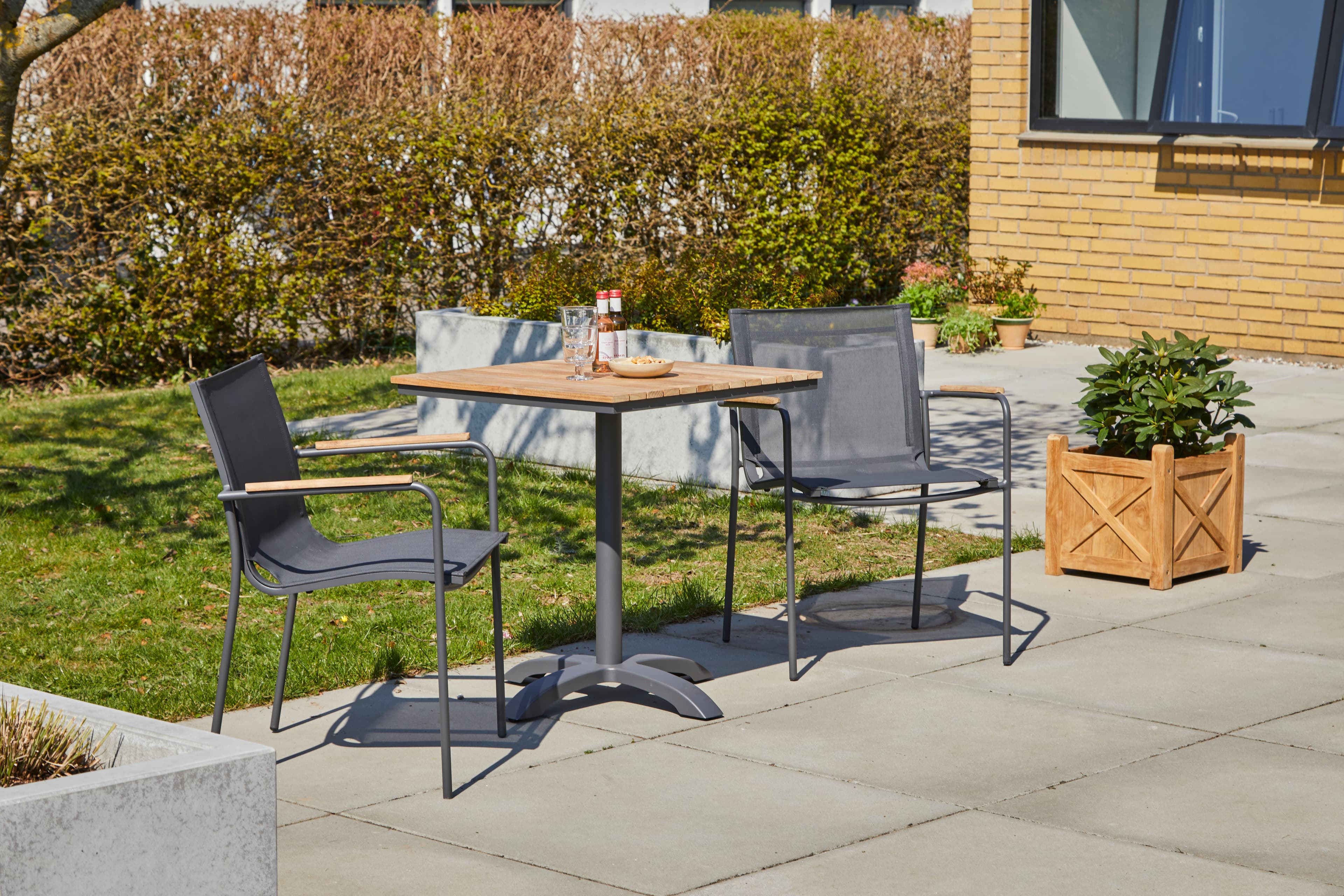Mood Classic Sessel Textilene Anthrazit