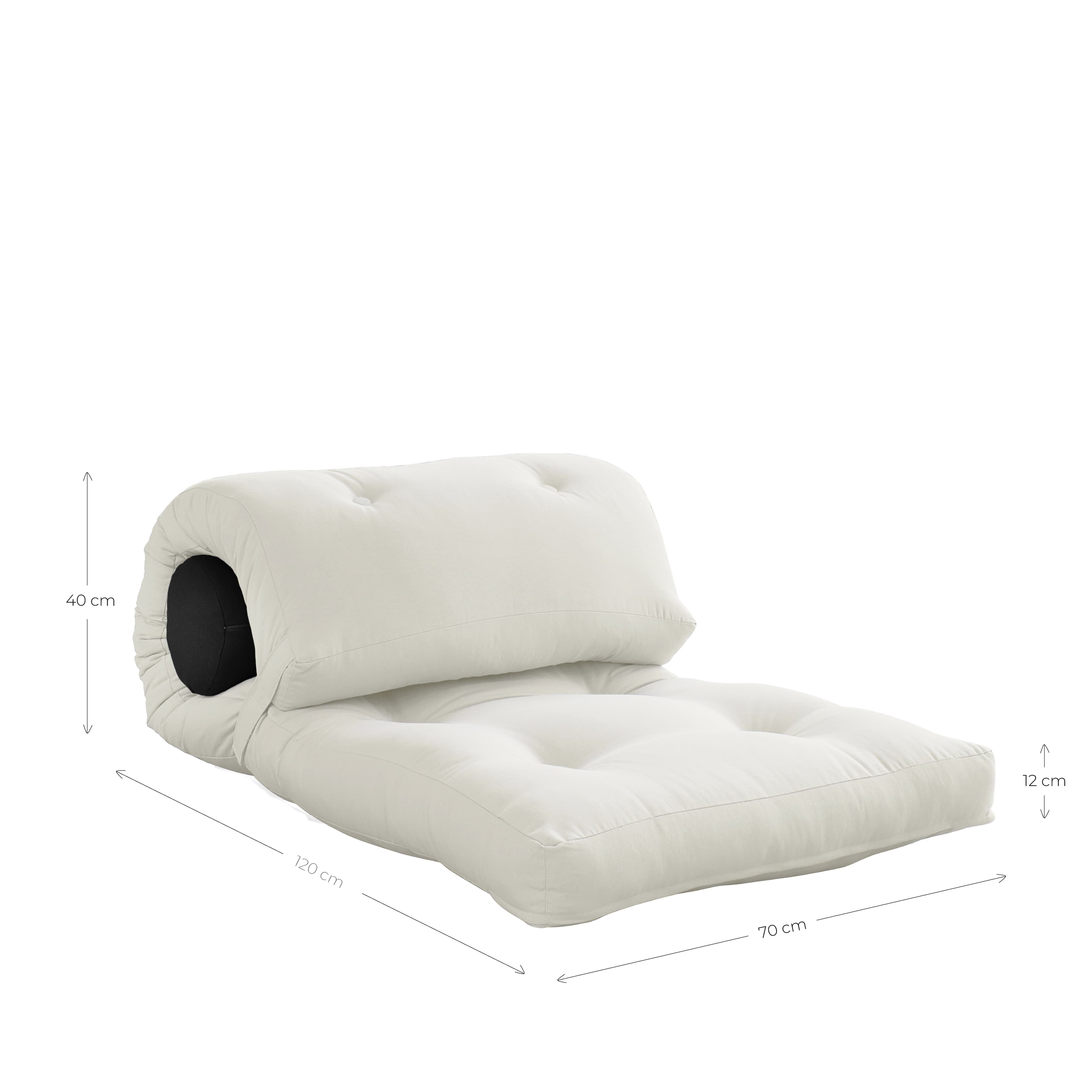 Wrap Lounge Mattress Beige 70cm