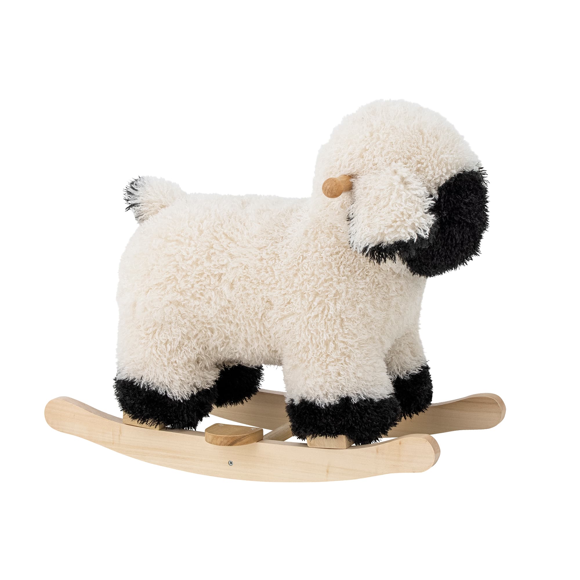 Dolly Får Schaukelpferd Weiß