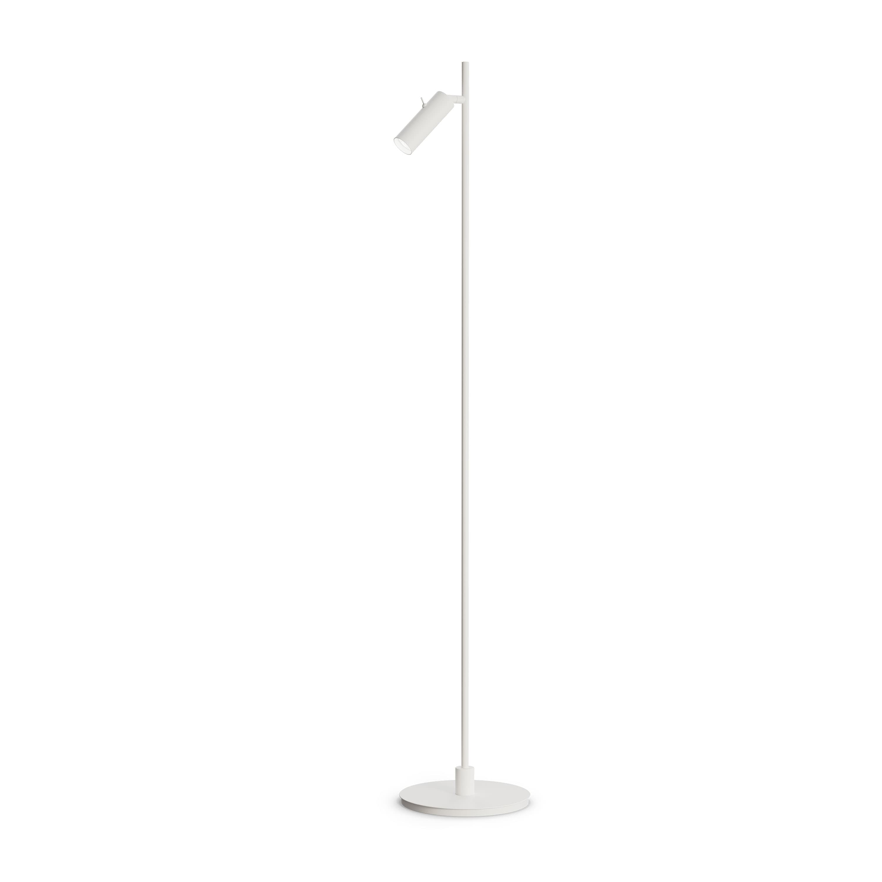 Pipeline Floor Lamp Matte White Simple
