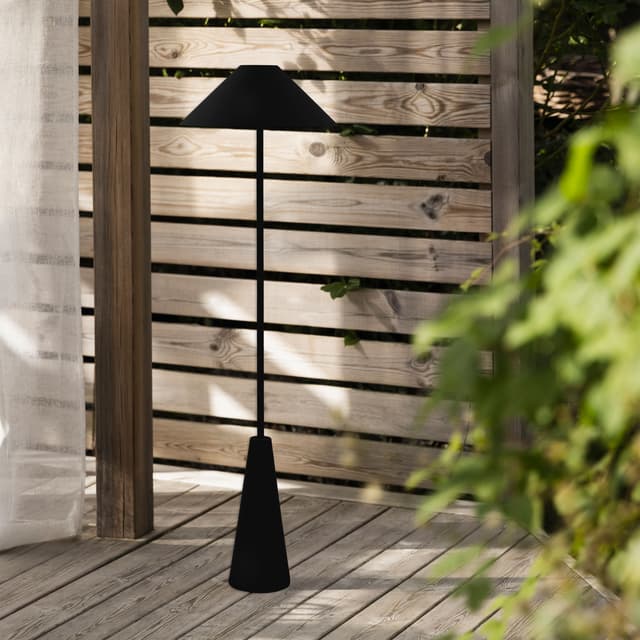 Cannes Tragbare Stehlampe Schwarz