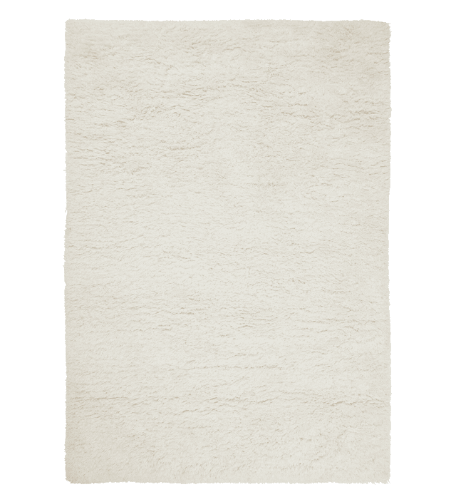Vantaa Wollteppich Weiß 170x240