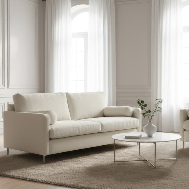 Åre 2-Sitzer Sofa Creme 177cm