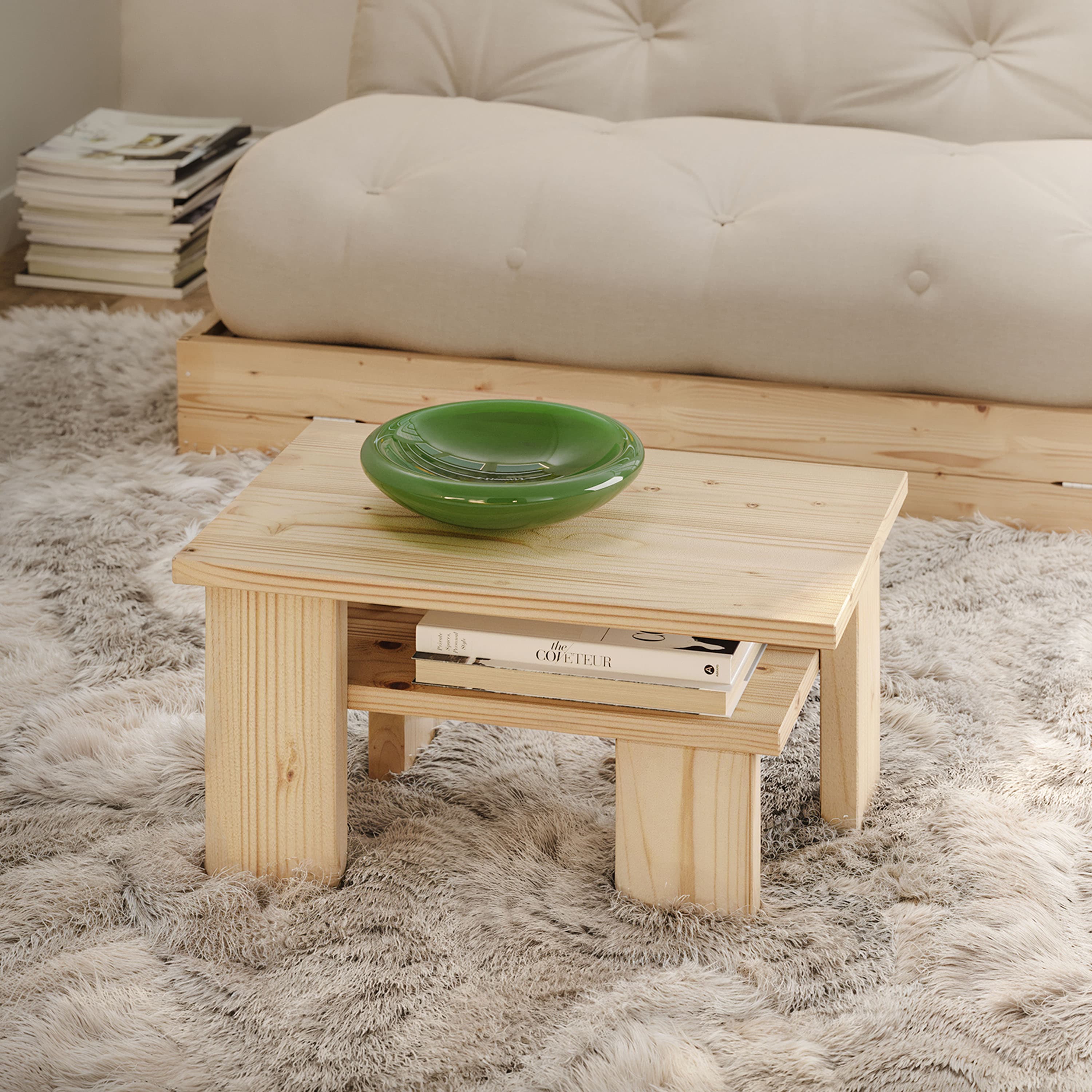 Japan Couchtisch Raw 68x45x36