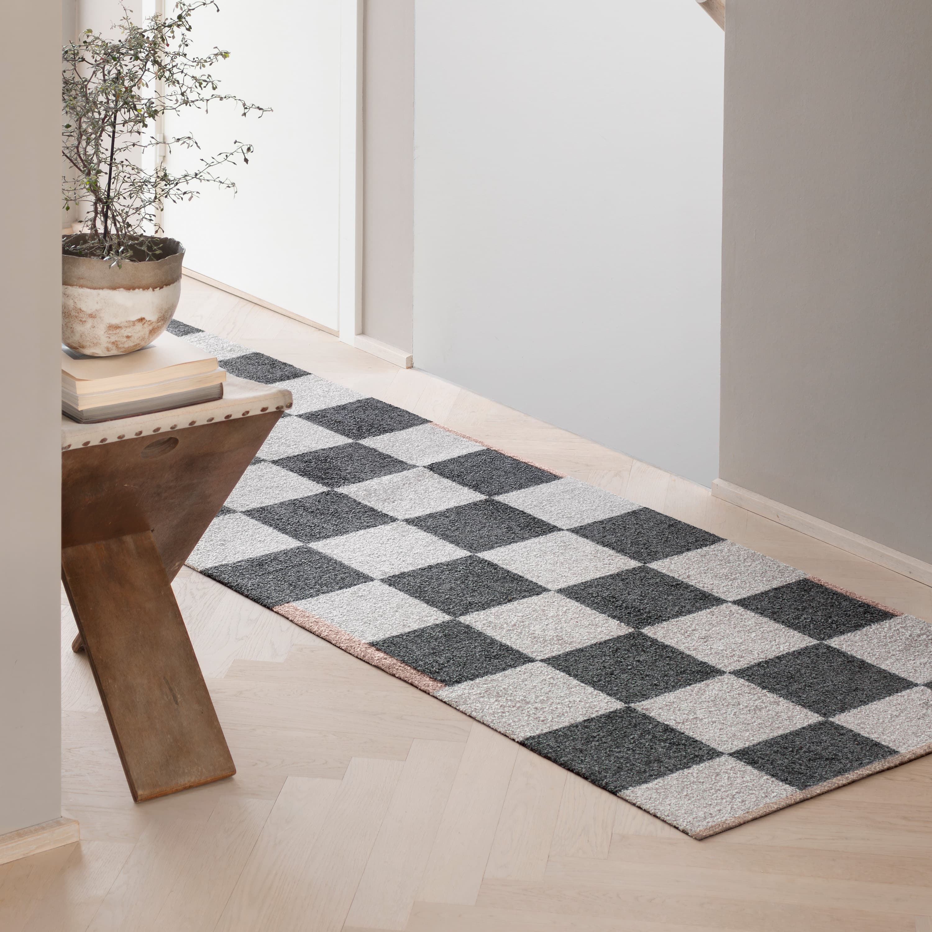 Square All-Round Fußmatte Dunkelgrau 77x240