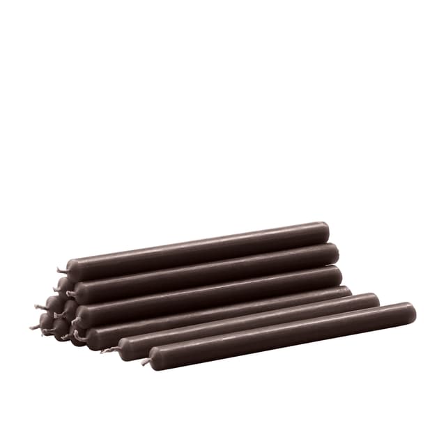 STOFF Nagel Kerze Haselnuss 12er-Pack