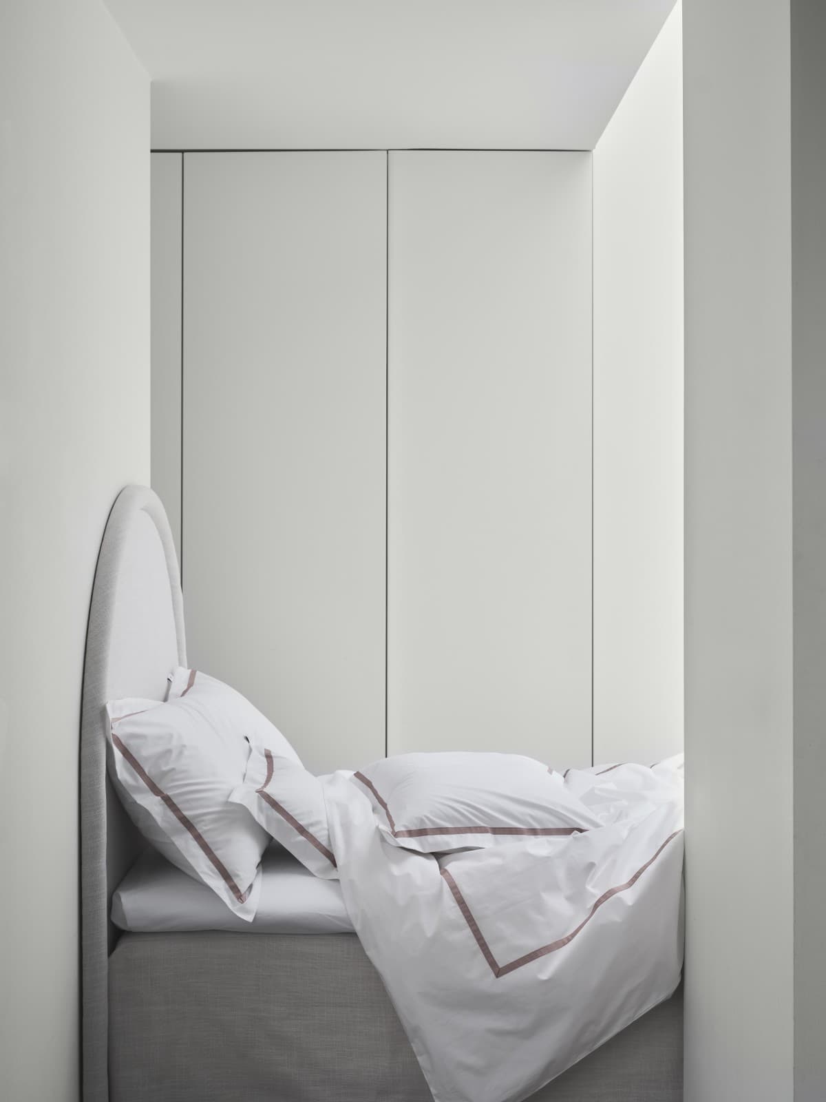 Singolo Kissenbezug BIO Rosa 50x90