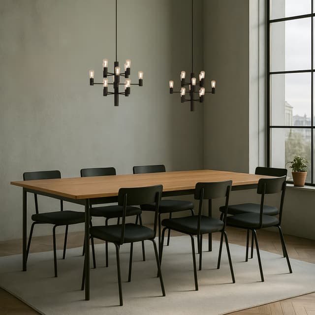 Manola Mini 12 Ceiling Lamp Black