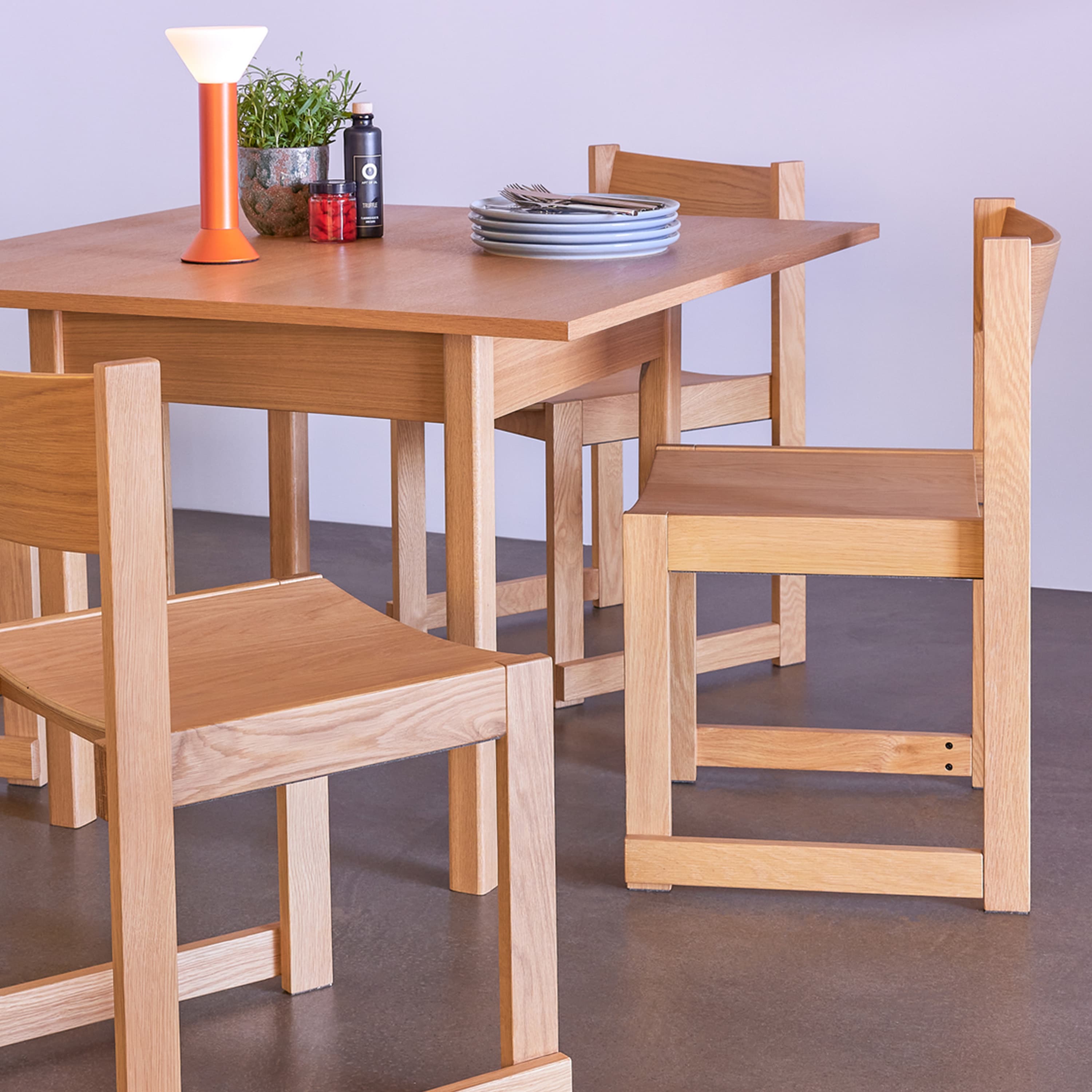 Geo Esstisch Natural 110x110