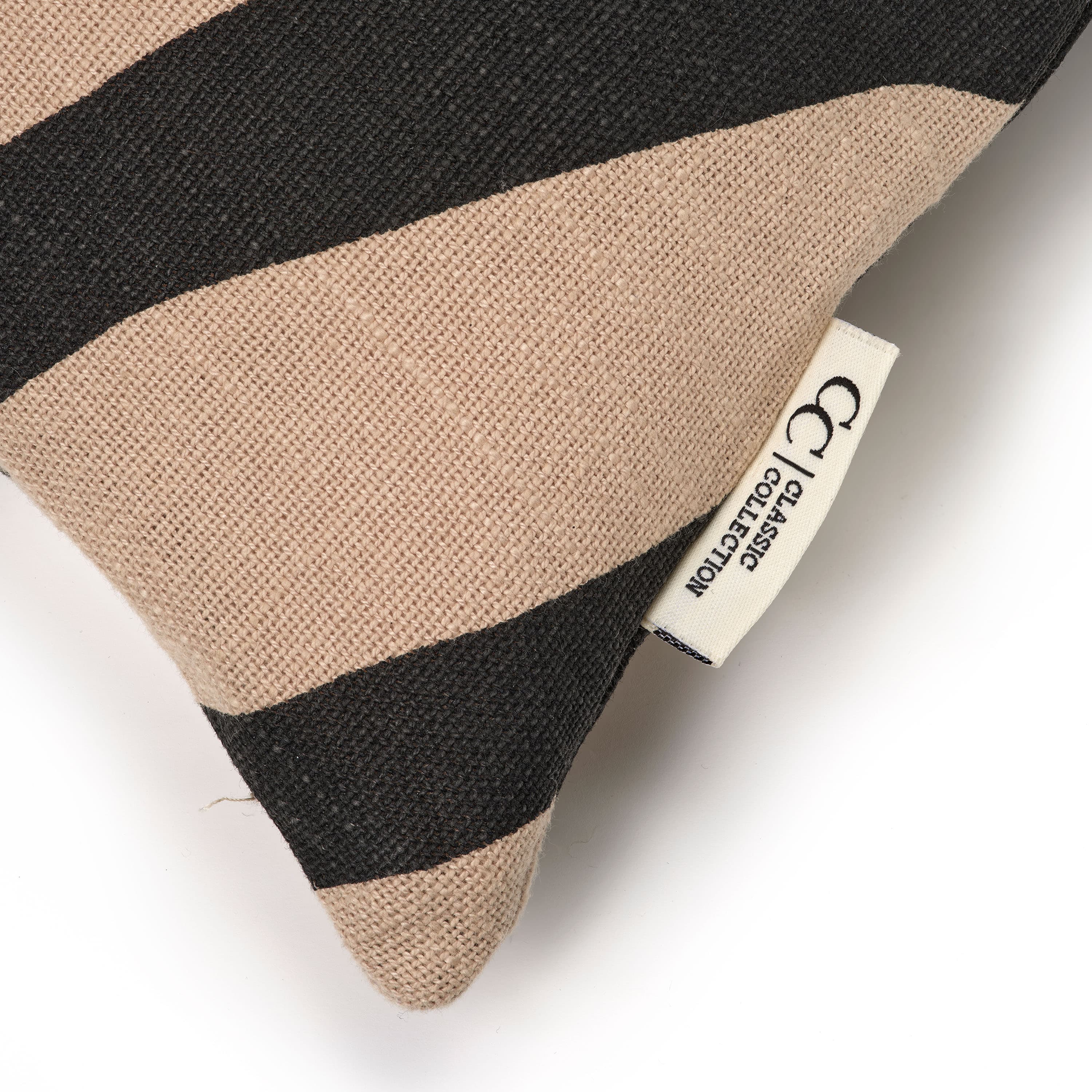 Savannah Kissenbezug Beige/Schwarz 50x50