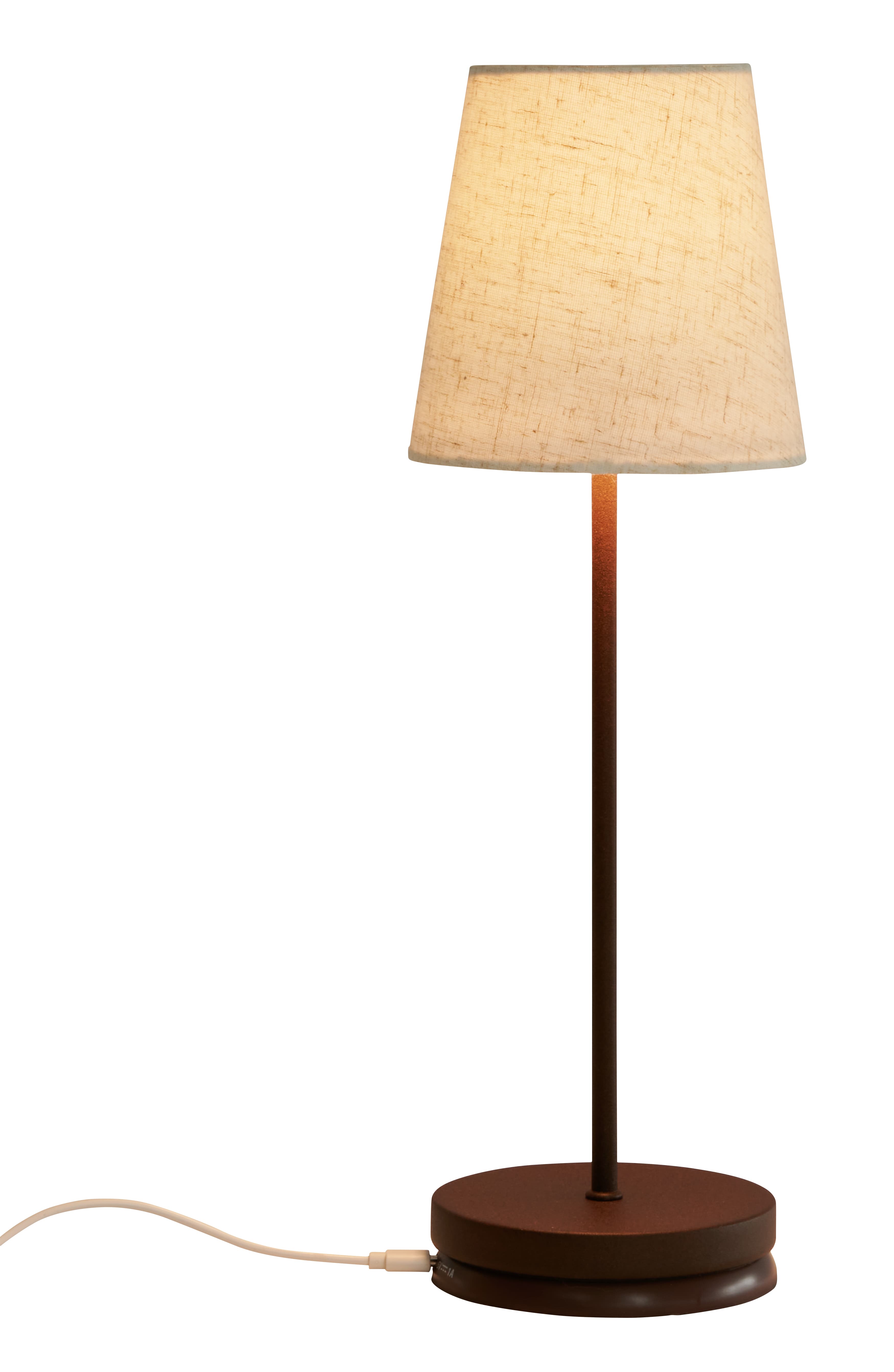 Tyra Tragbare Tischlampe Coffee 37cm