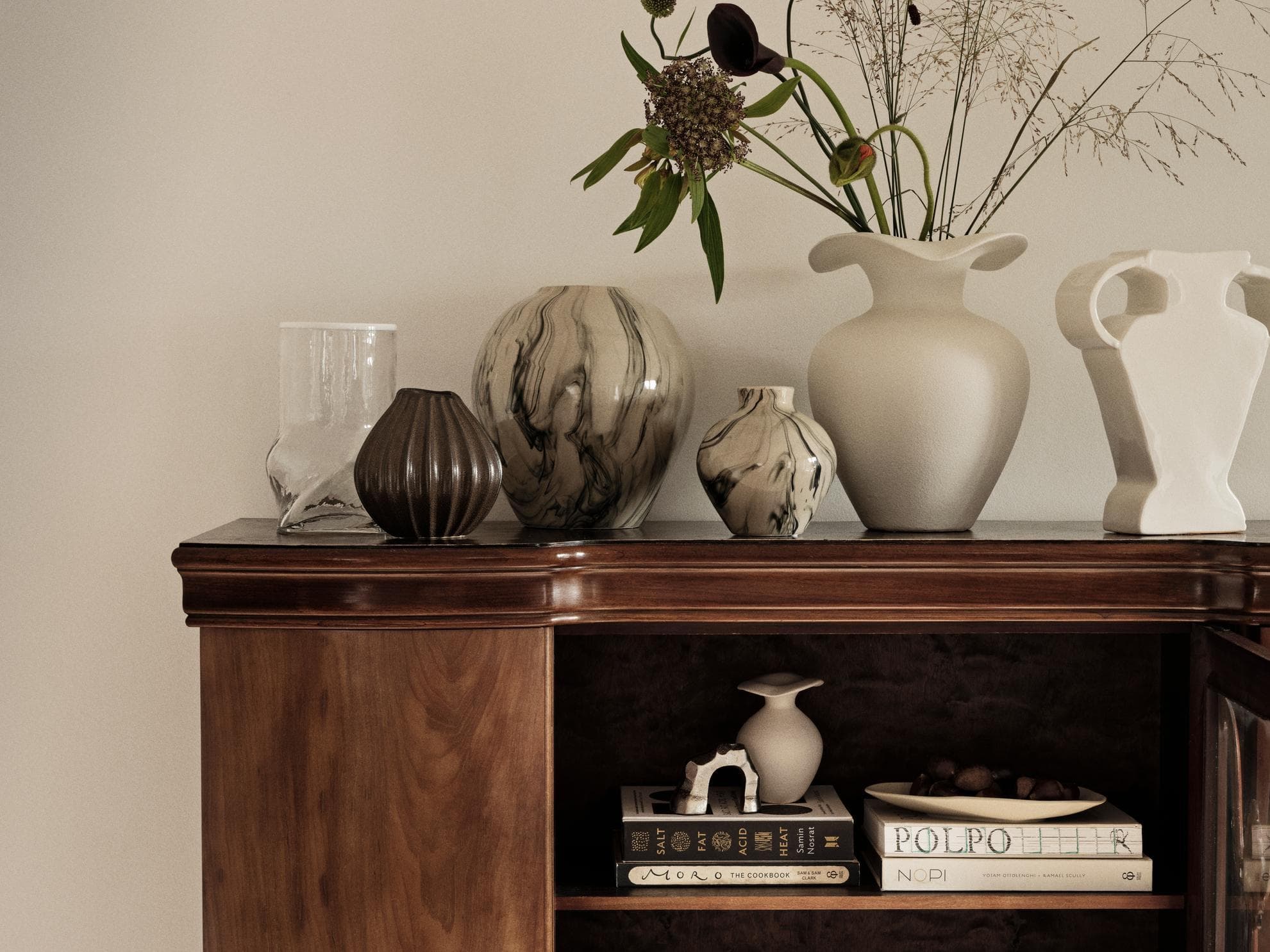Florentina Vase Off White M