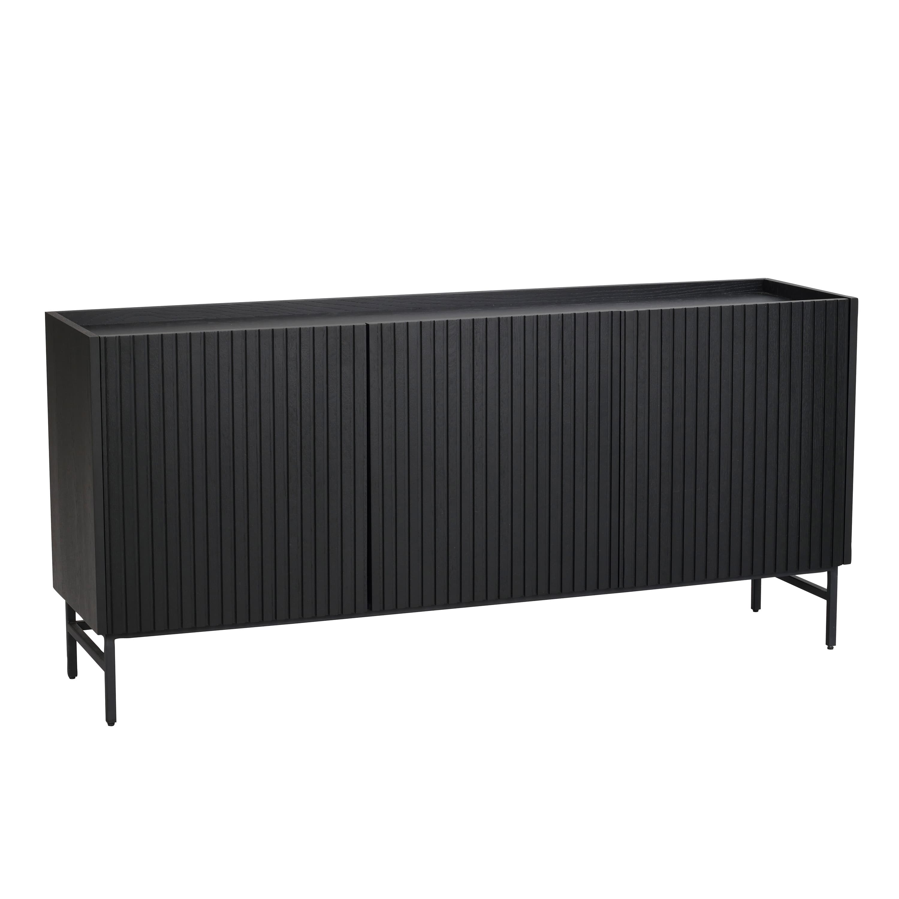 Halifax Sideboard Schwarz 160cm
