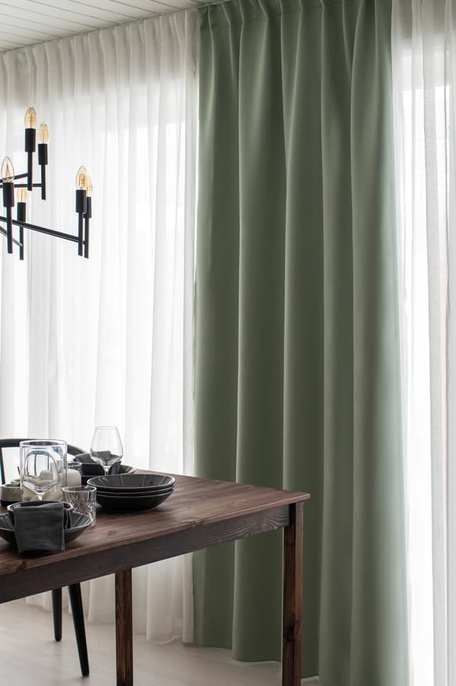 Stilla Verdunkelungsvorhang Länge Hellgrün 250cm