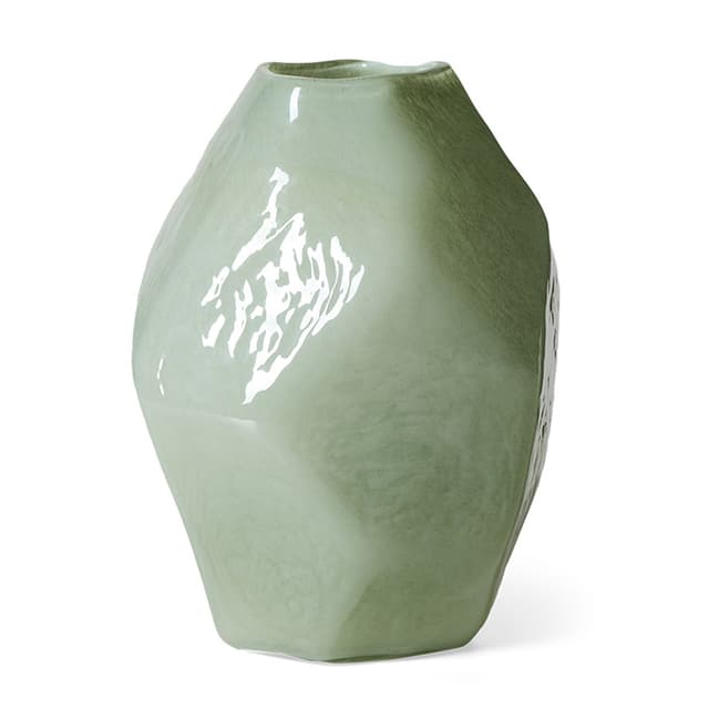 Gemstone Vas Jade 34cm