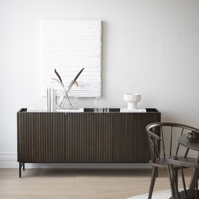 Halifax Sideboard Brown/Black 160cm