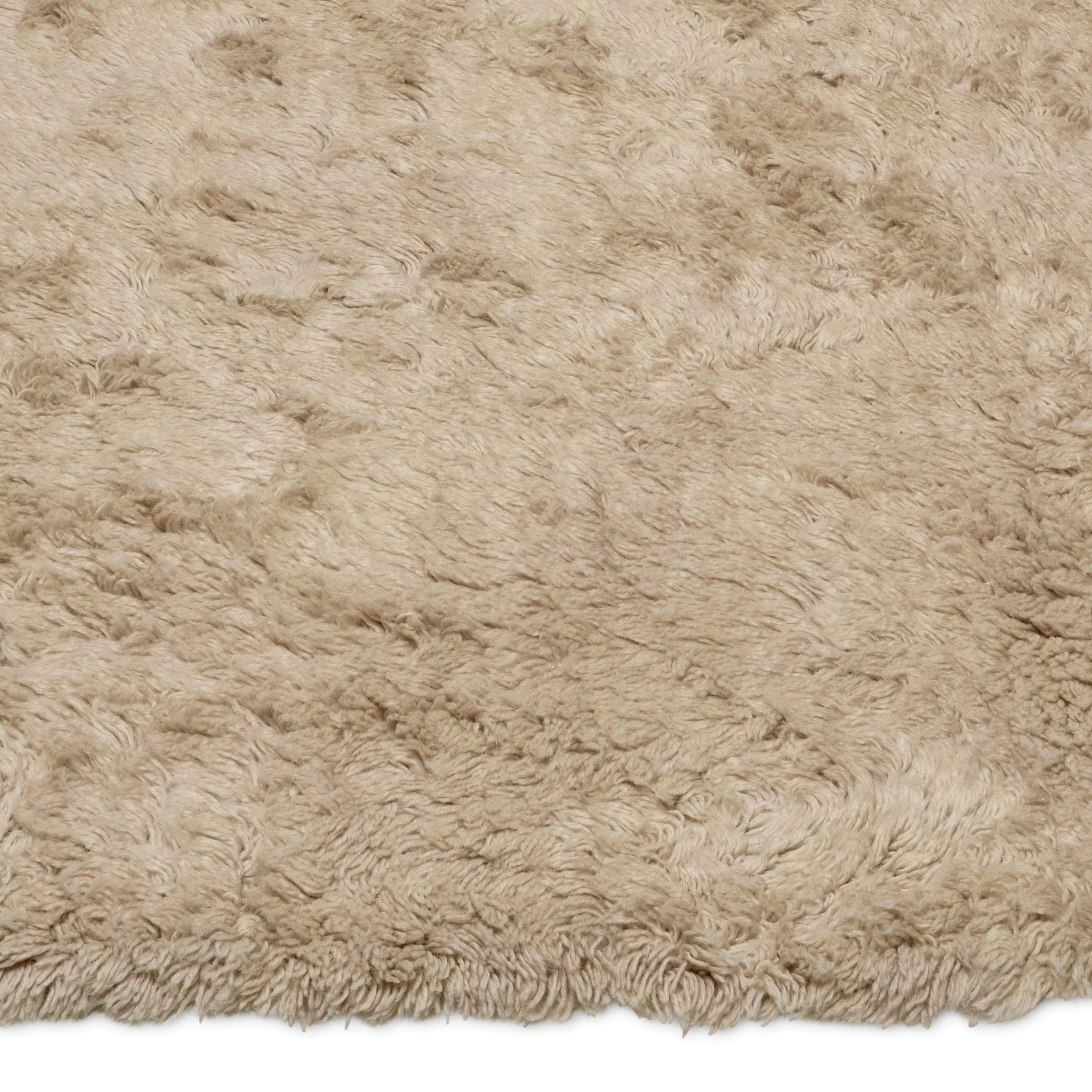 Cloudy Wool Rug Beige 250x350