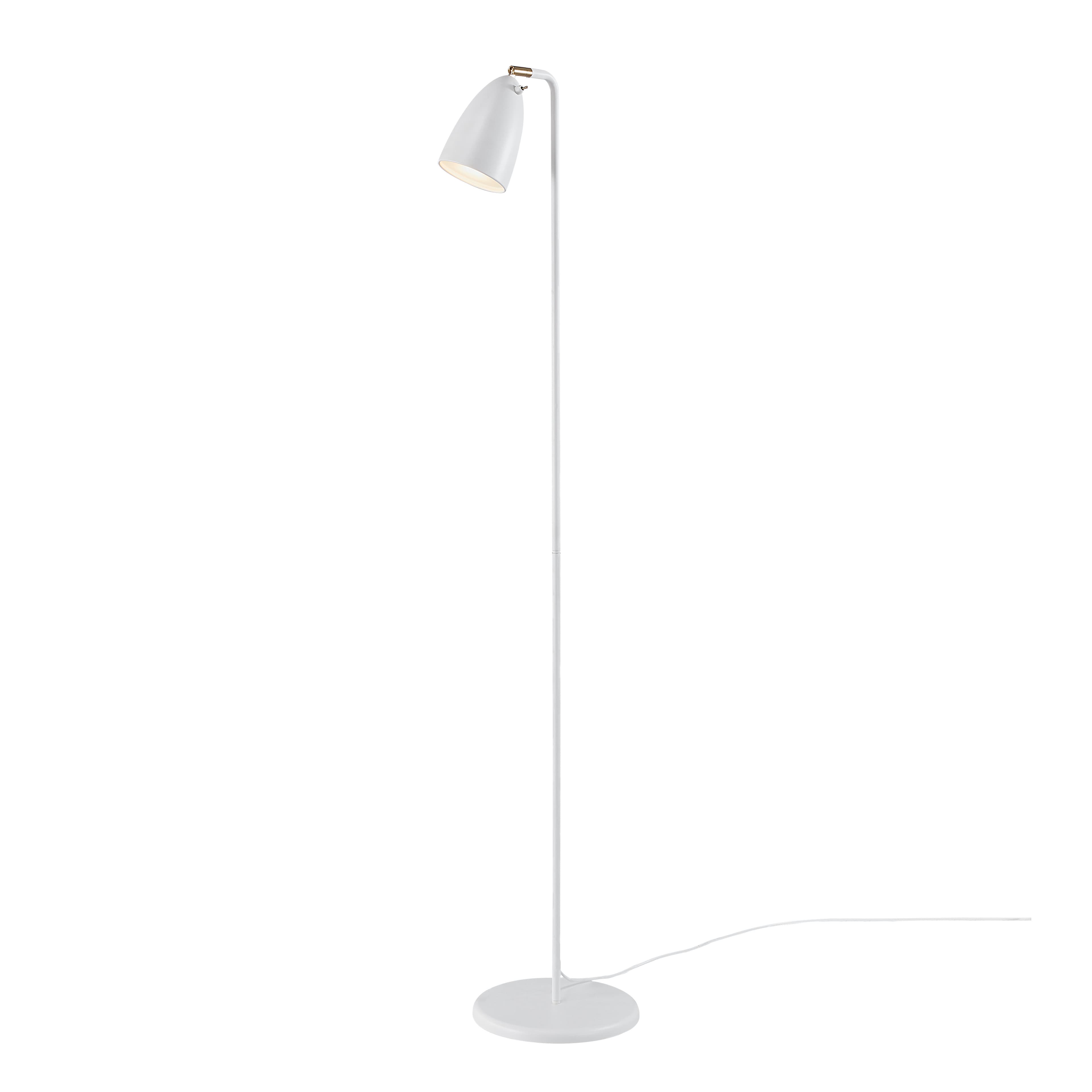 Nexus 2 Stehlampe Weiß/Telegrau