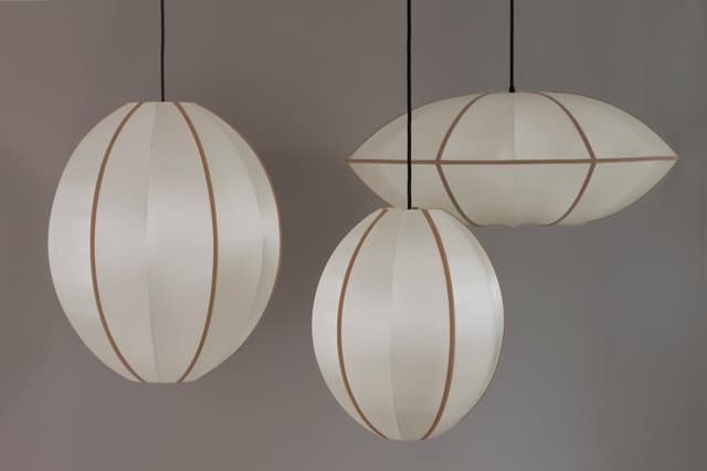 Oval S Lampshade Offwhite/Amber