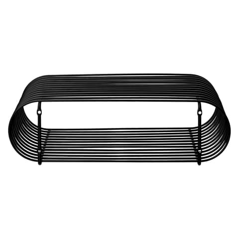 Curva Wandregal Schwarz 40cm