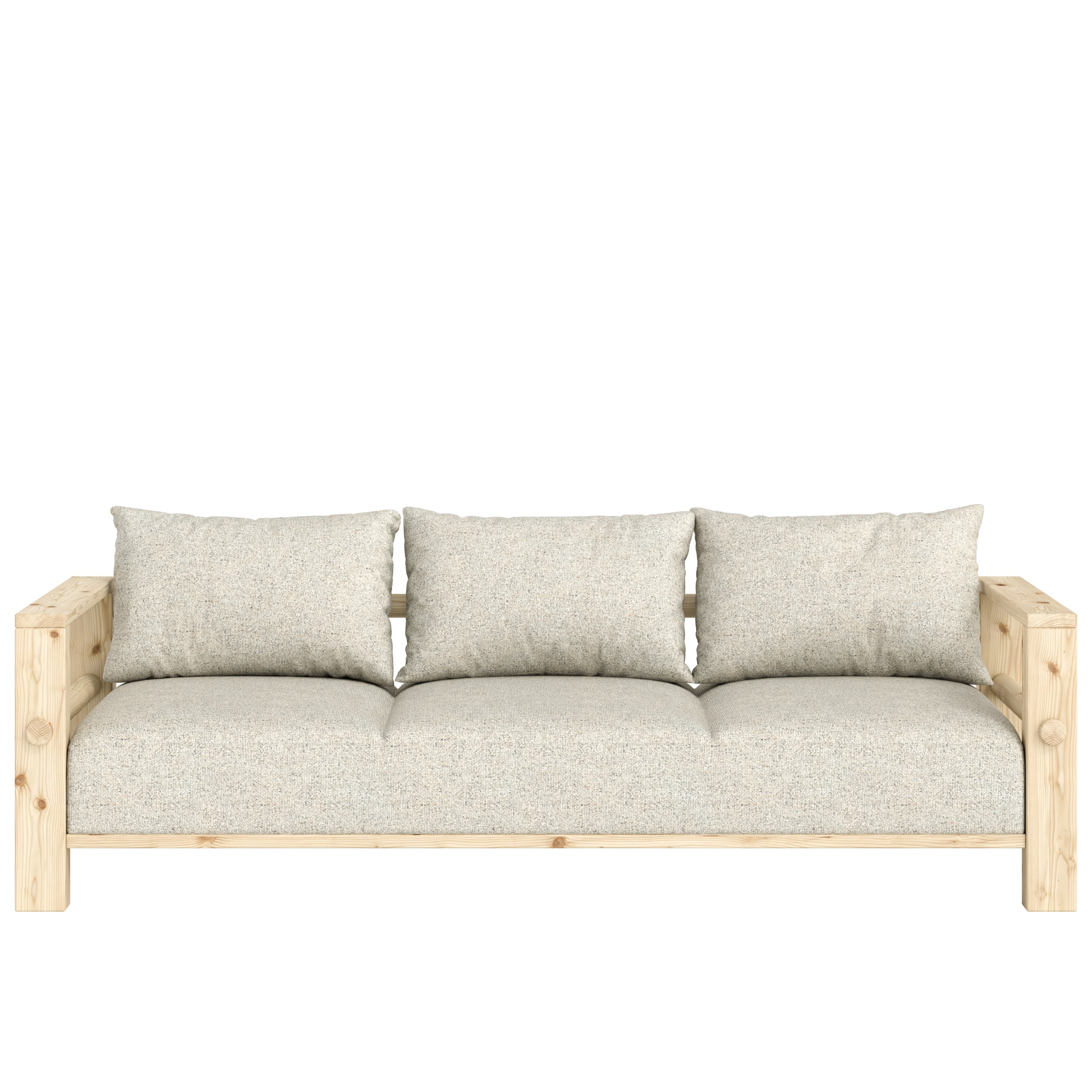 Bare Sofa Bed Raw/Soft Chalk