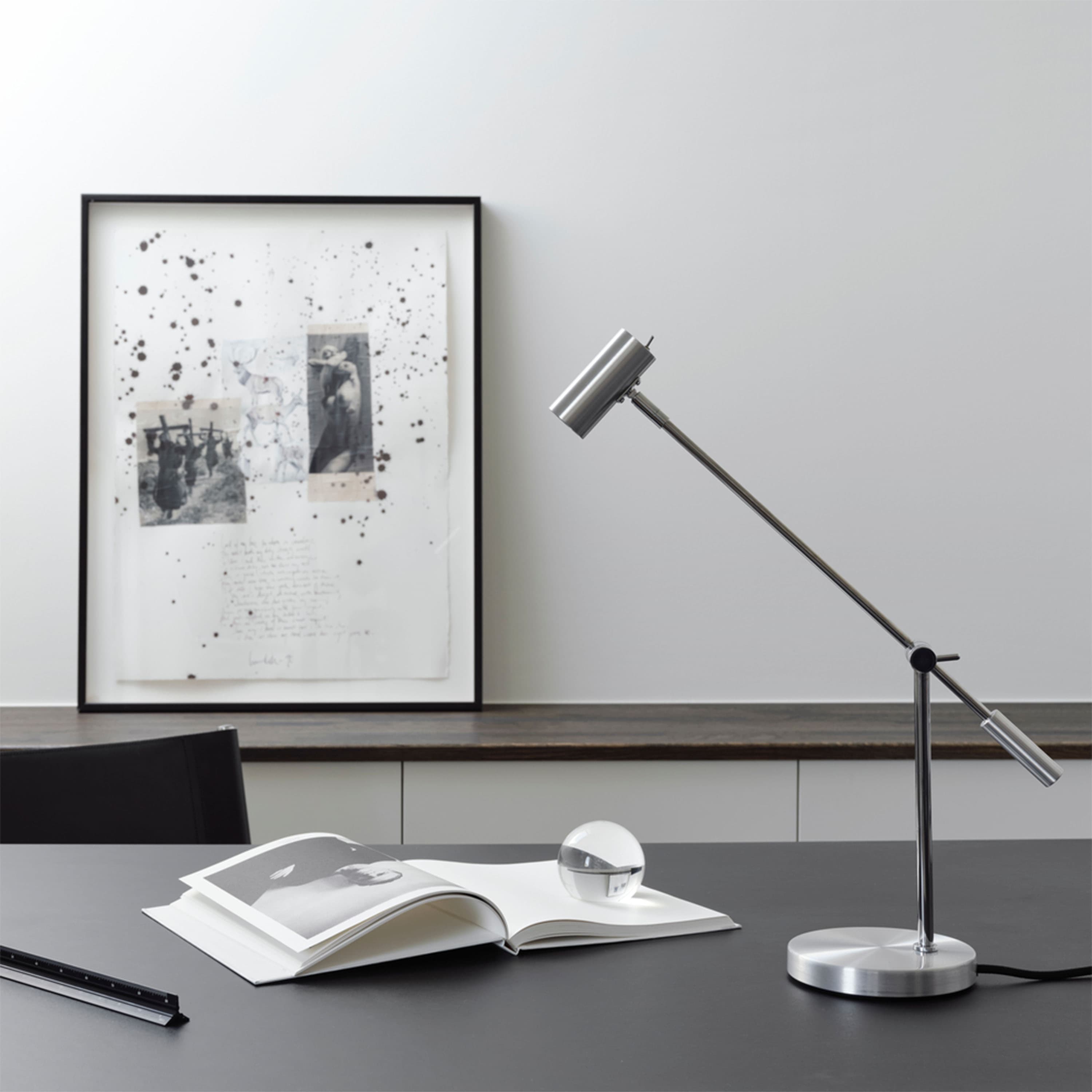 Cato Tischlampe Aluminium 48,5 cm