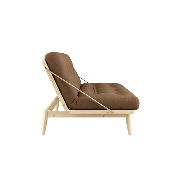 Folk Sofa Bed Natural/Mocha 190cm