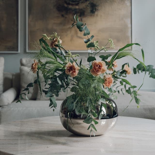 Amico Vase Silver 29 cm