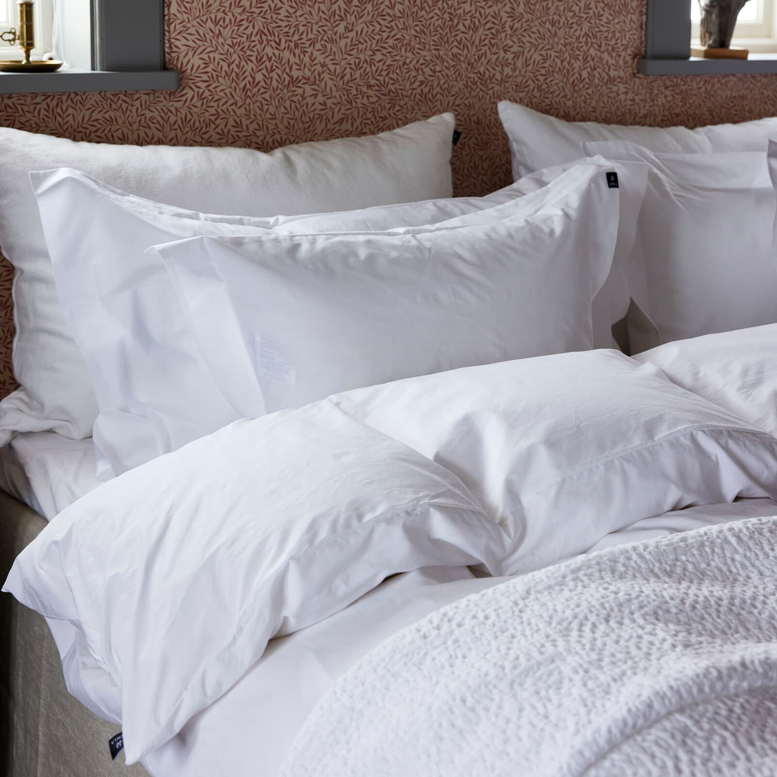 Dreamtime Duvet Cover GOTS Percale White 150x210