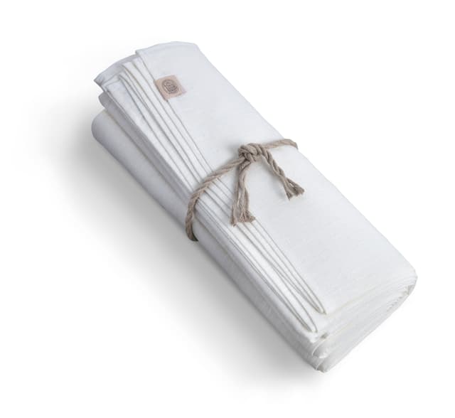 Classic Linentischdecke Off-White Ø200