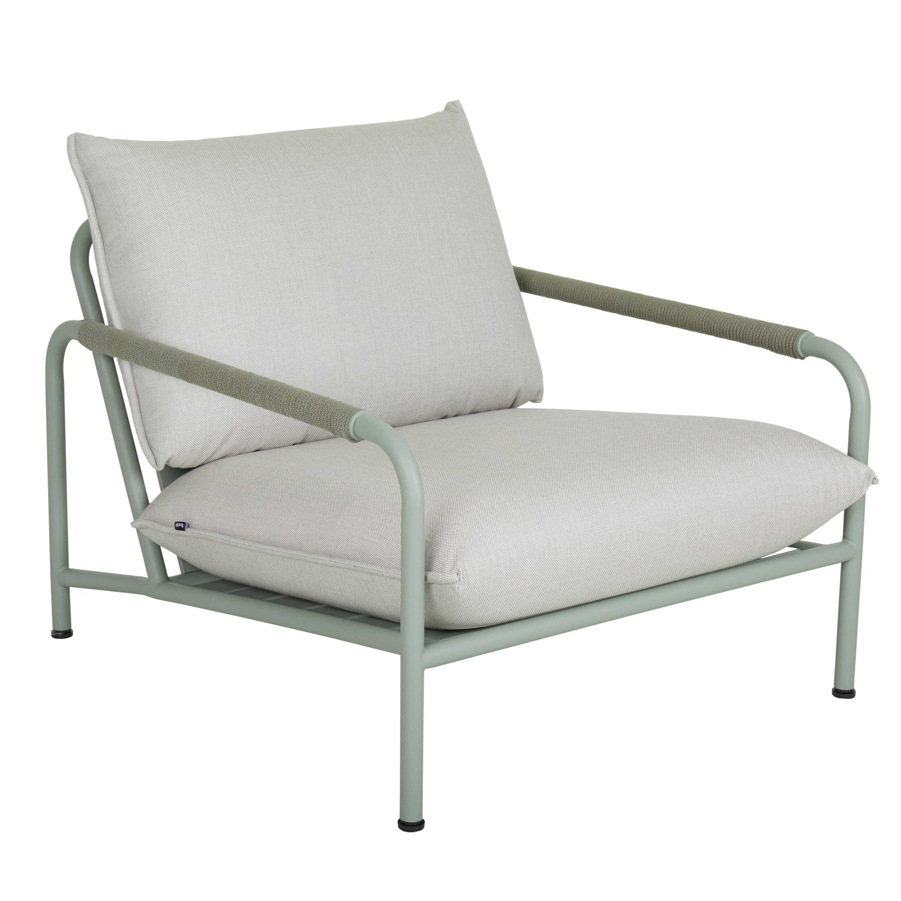 Lerberget Loungesstol Dusty Green/ash
