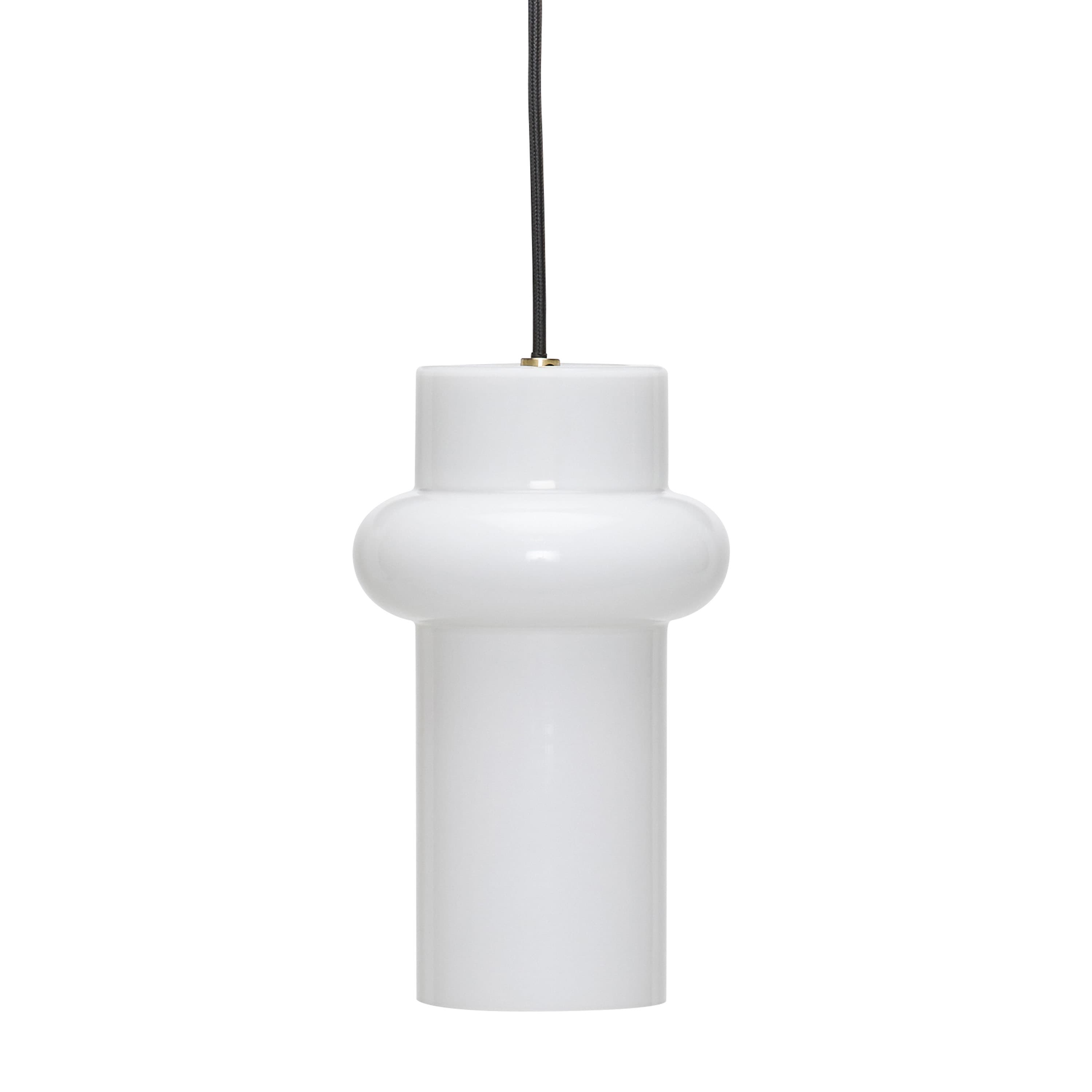 Pilule Pendelleuchte Up Glossy White 25cm