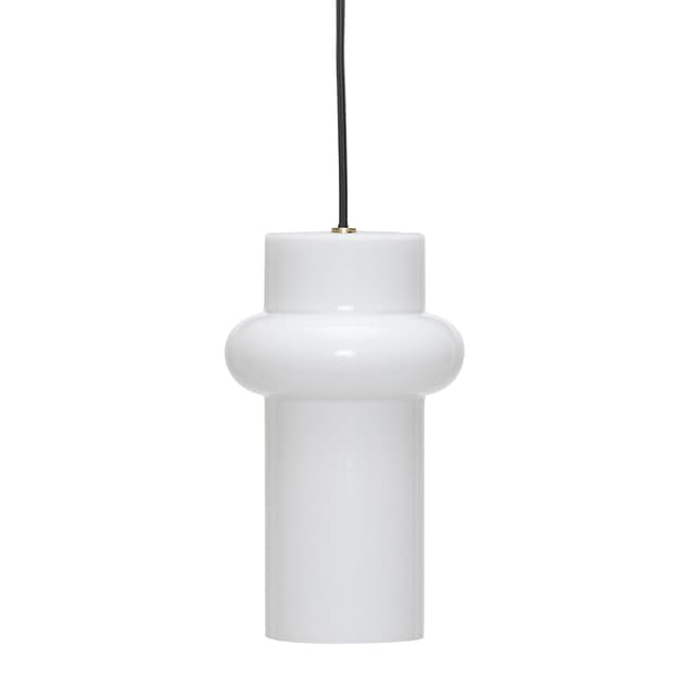 Pilule Pendelleuchte Up Glossy White 25cm