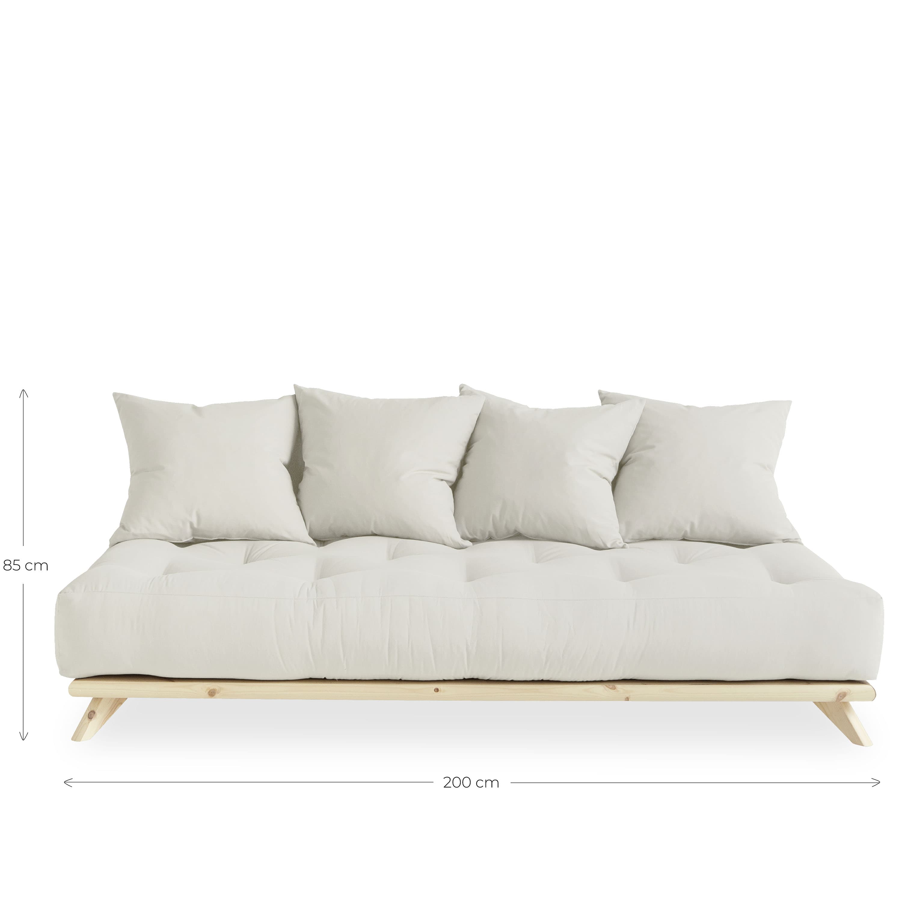 Senza Sofa bed Natural 200cm