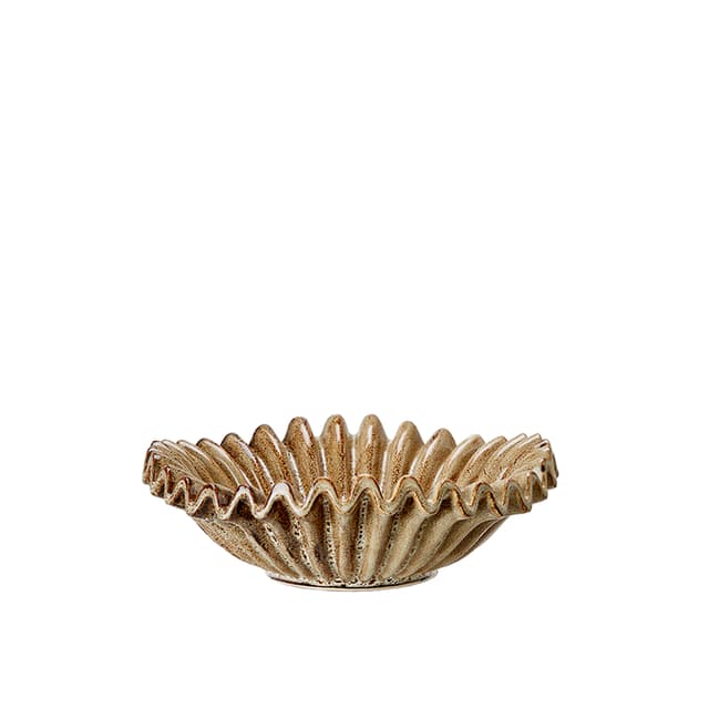 Hanna Serving Platter Dark Brown Glazed Ø24