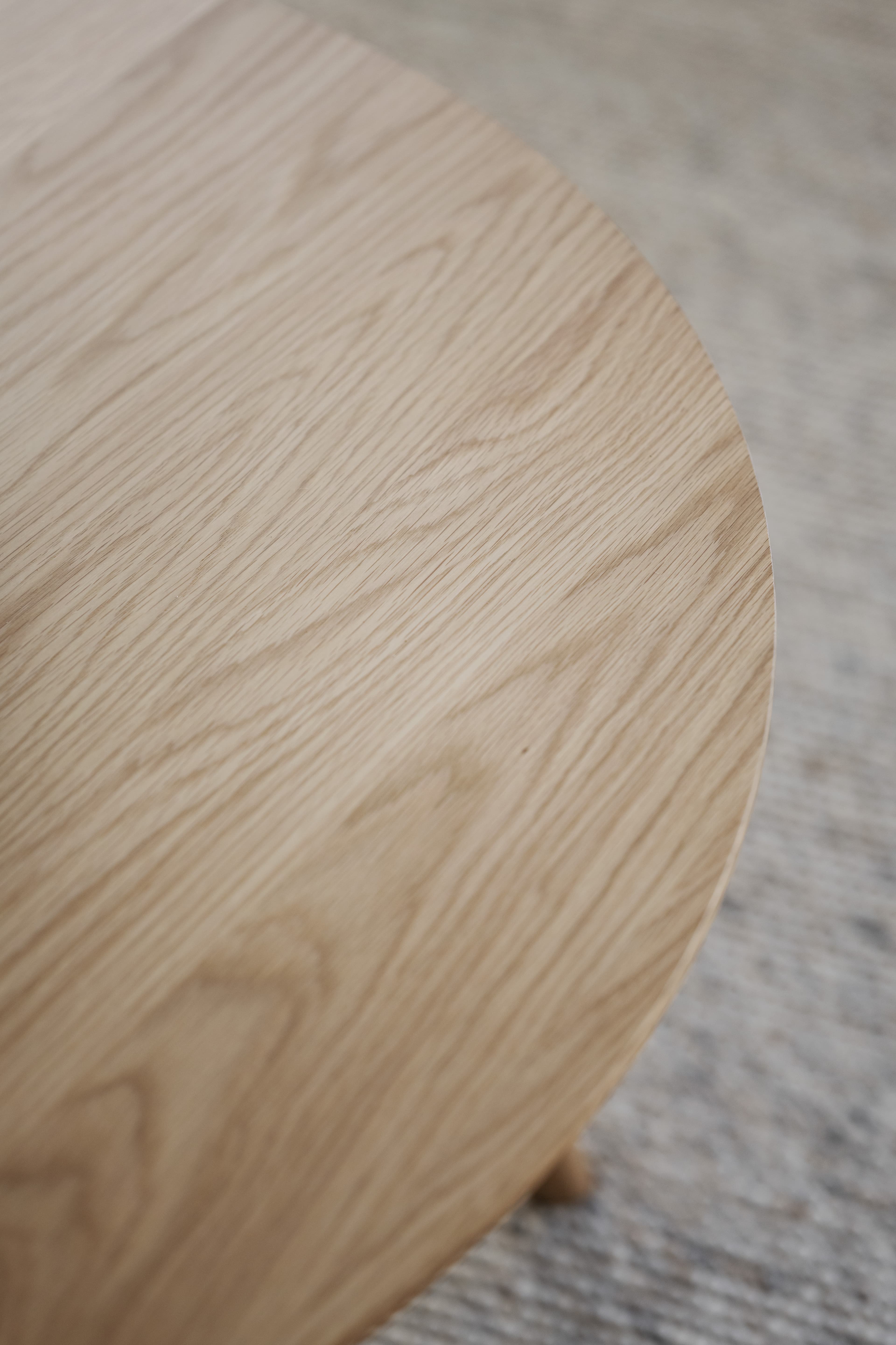 Yumi Coffee Table Black Stained Ø90