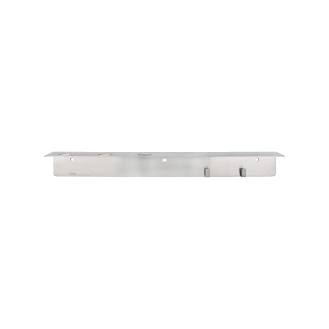 Väggfäste with Hooks Silver 50cm