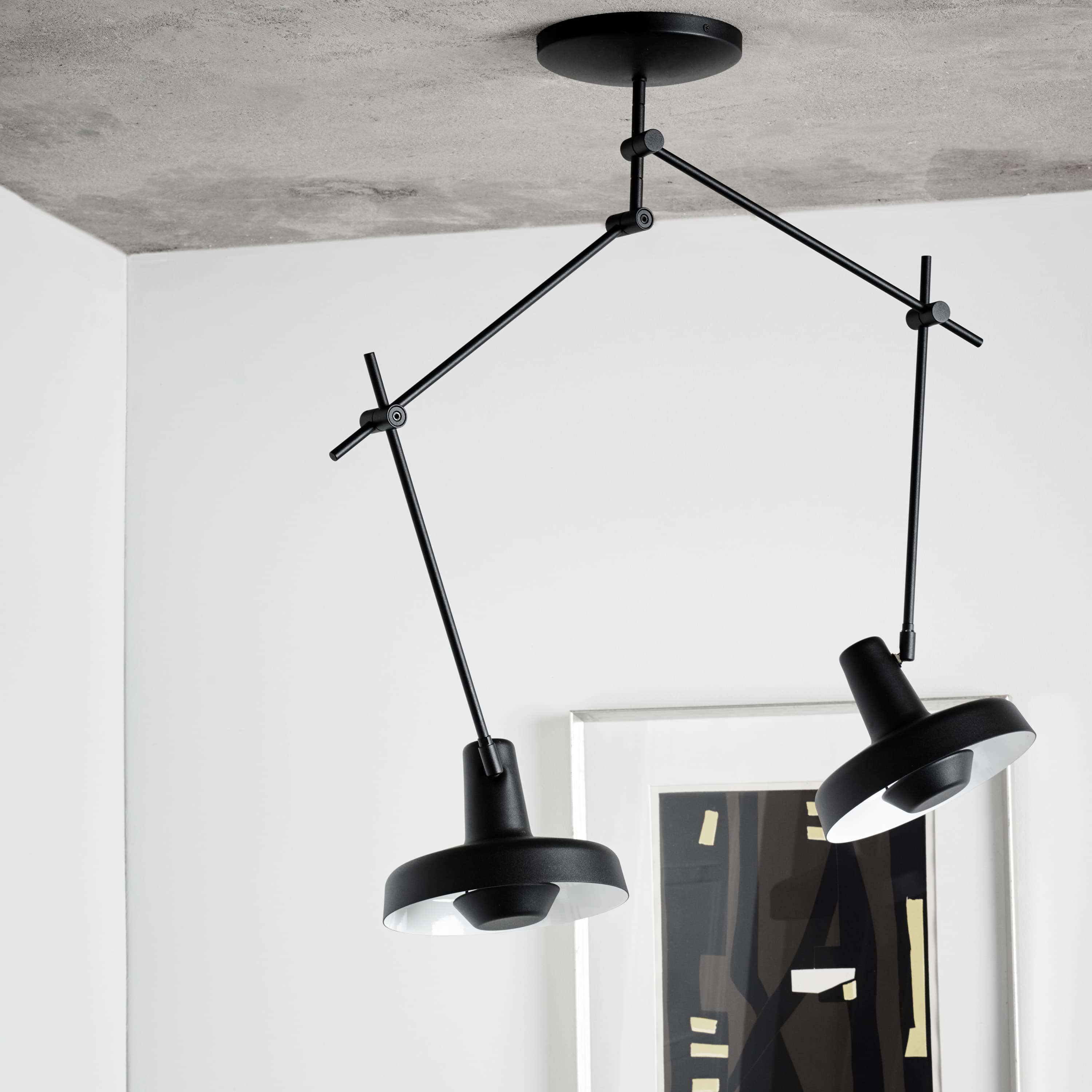Arigato Ceiling Lamp Double White