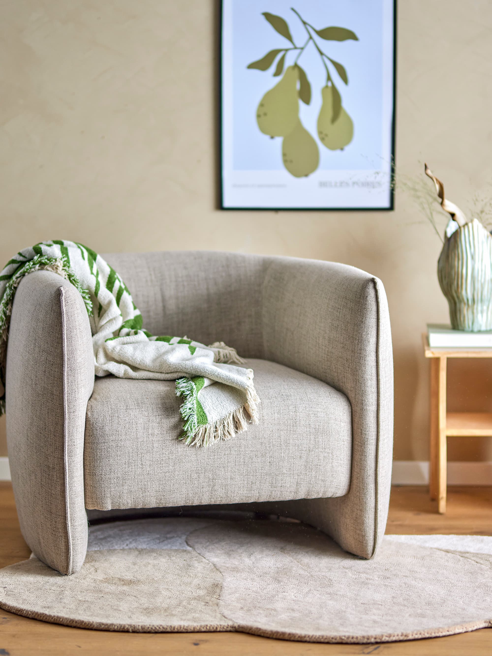 Bacio Armchair Natural
