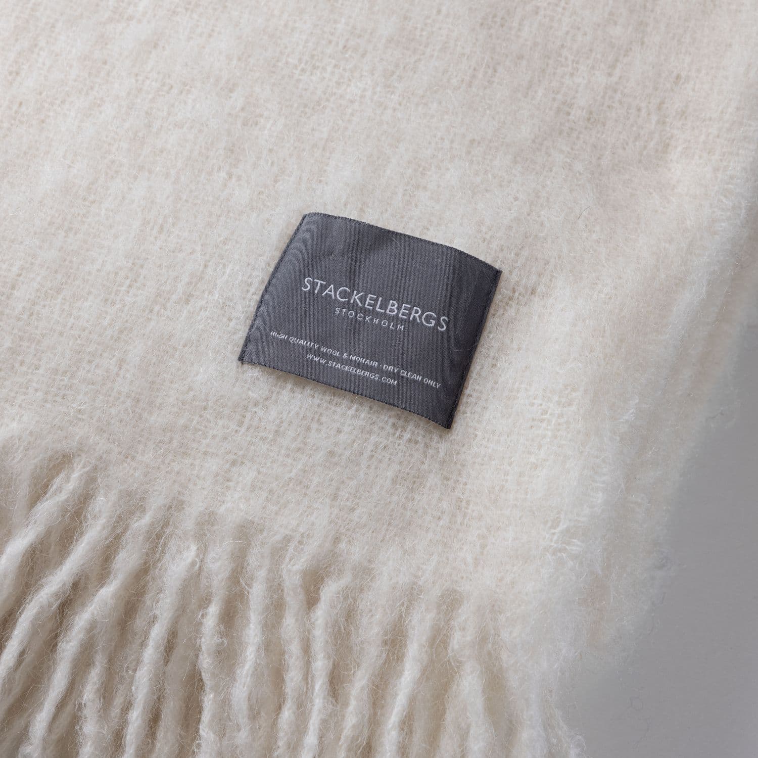 Mohair Pläd Mellow Rose/Brick Melange