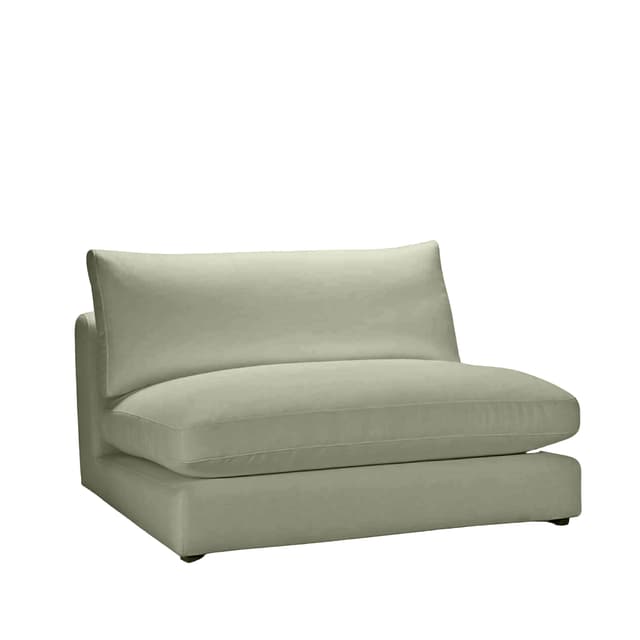 Capri 1.5-seater Sofa Module Green 120cm