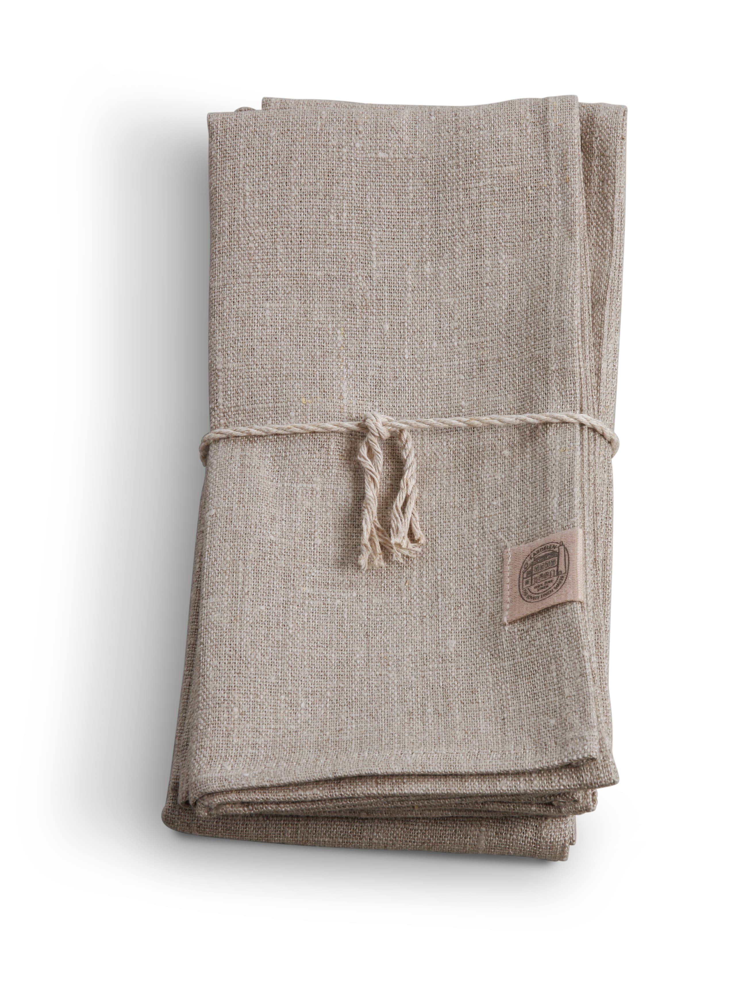 Classic Serviette Leinen Natur 4er-Pack