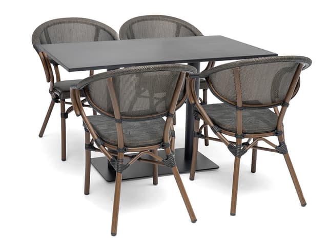 Näsby Coffee Table Black 70x120