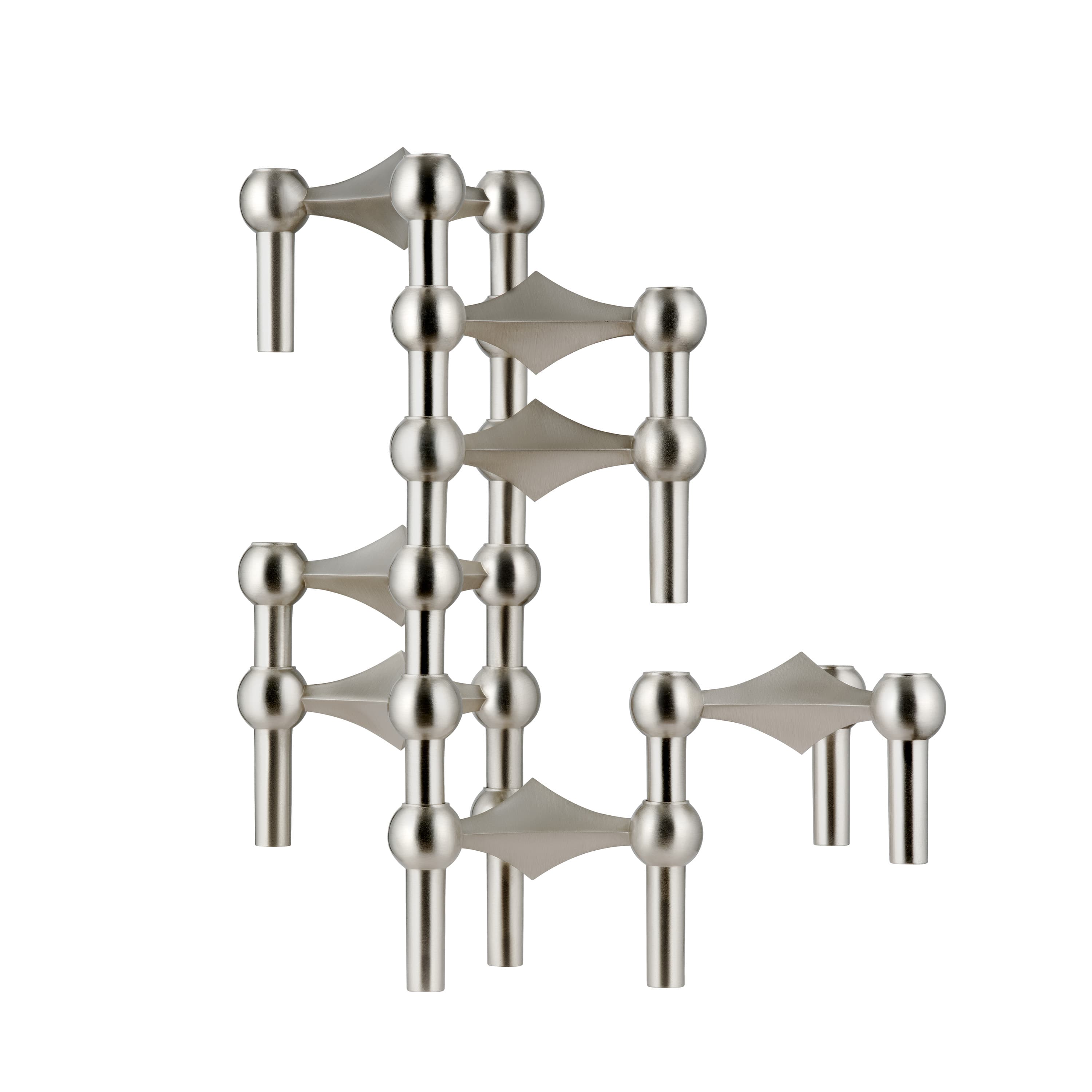 STOFF Nagel Ljusstake Brushed Chrome