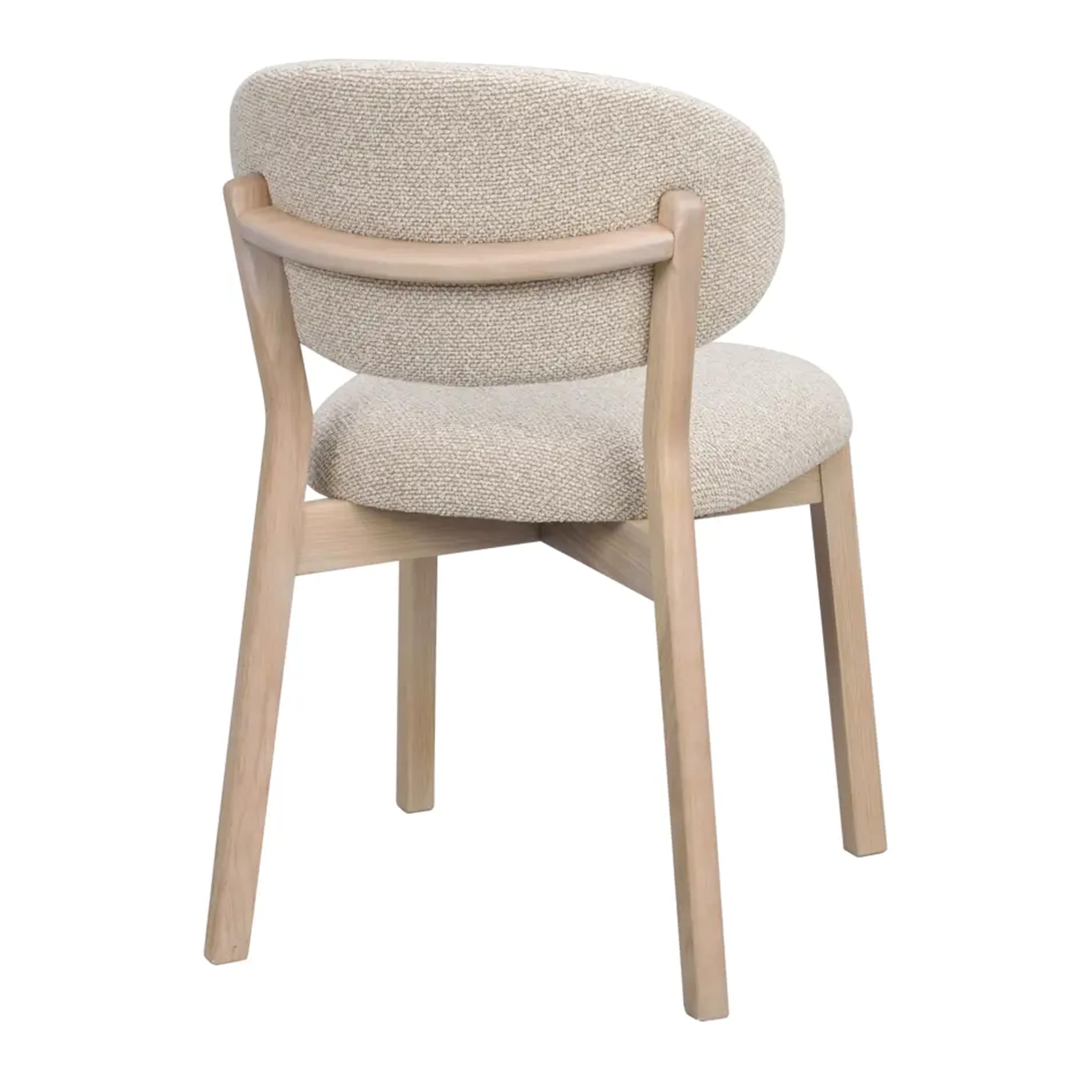 Patterson Matstol Beige/Vitpigmenterad Ek