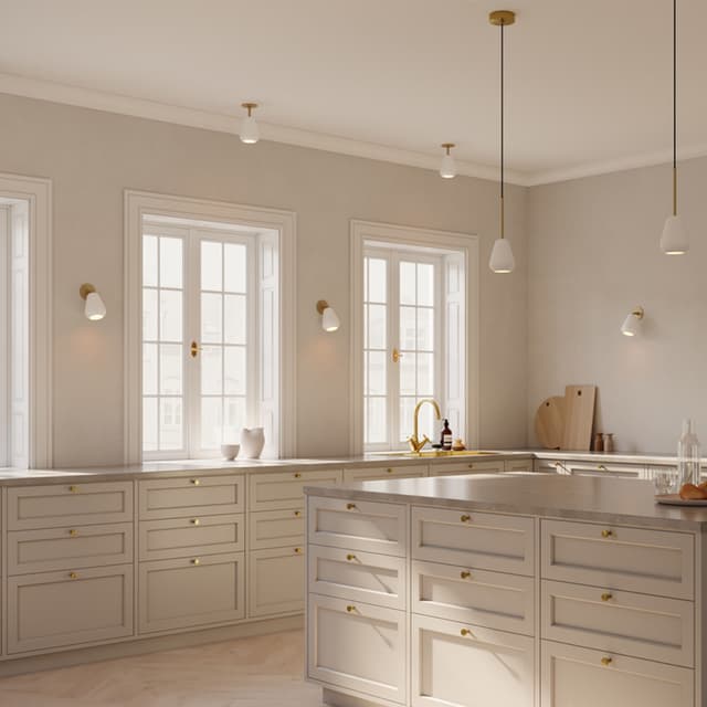 Anoli Spot Deckenleuchte Nordic Gold/White