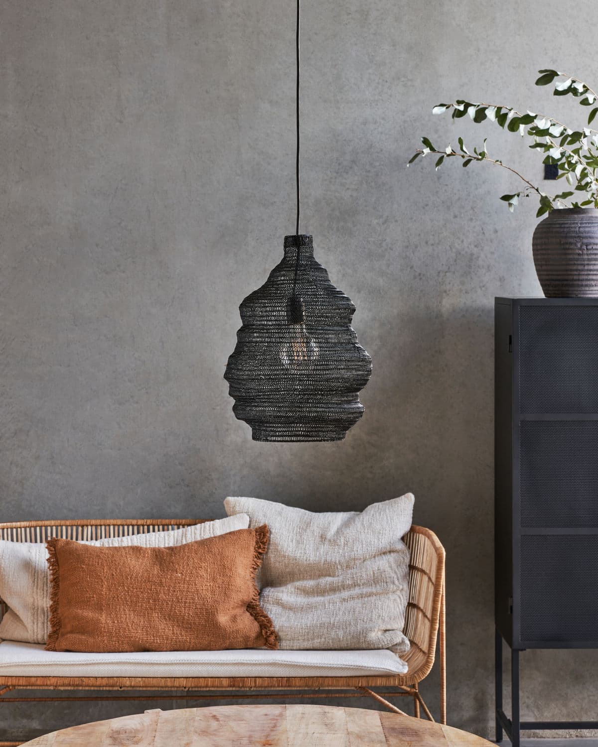 Mesh Lamp Black Ø30