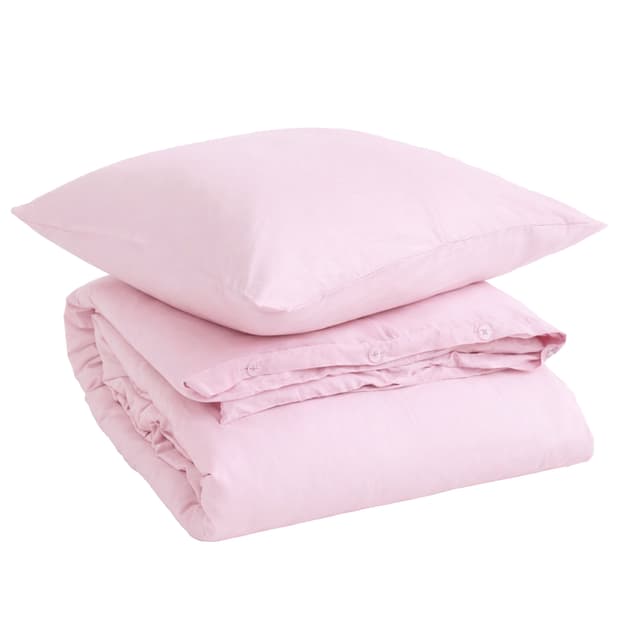 Bamboo Bettwäscheset Pink 150x210/50x60