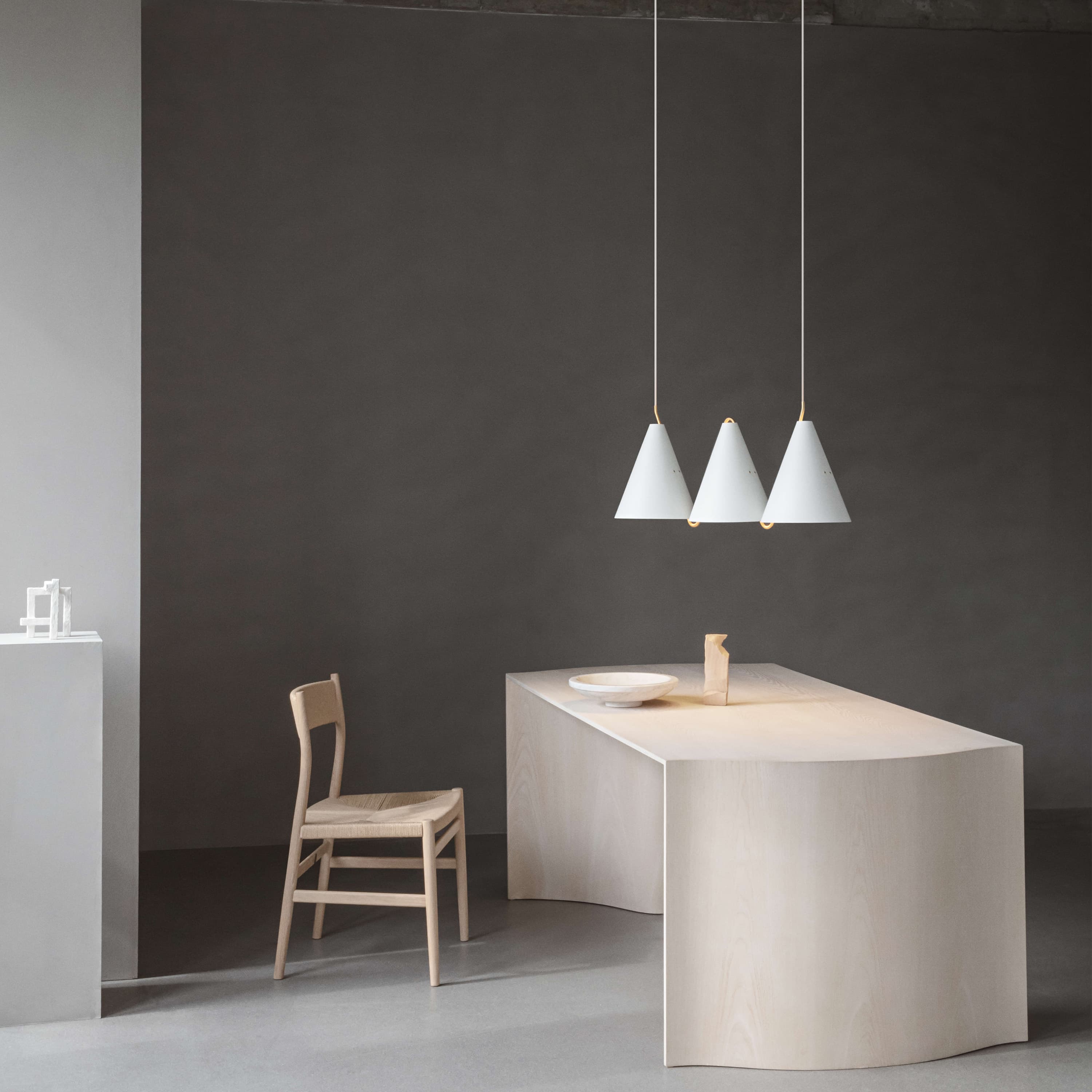 Mosaik Side By Side III  Ceiling Lamp White