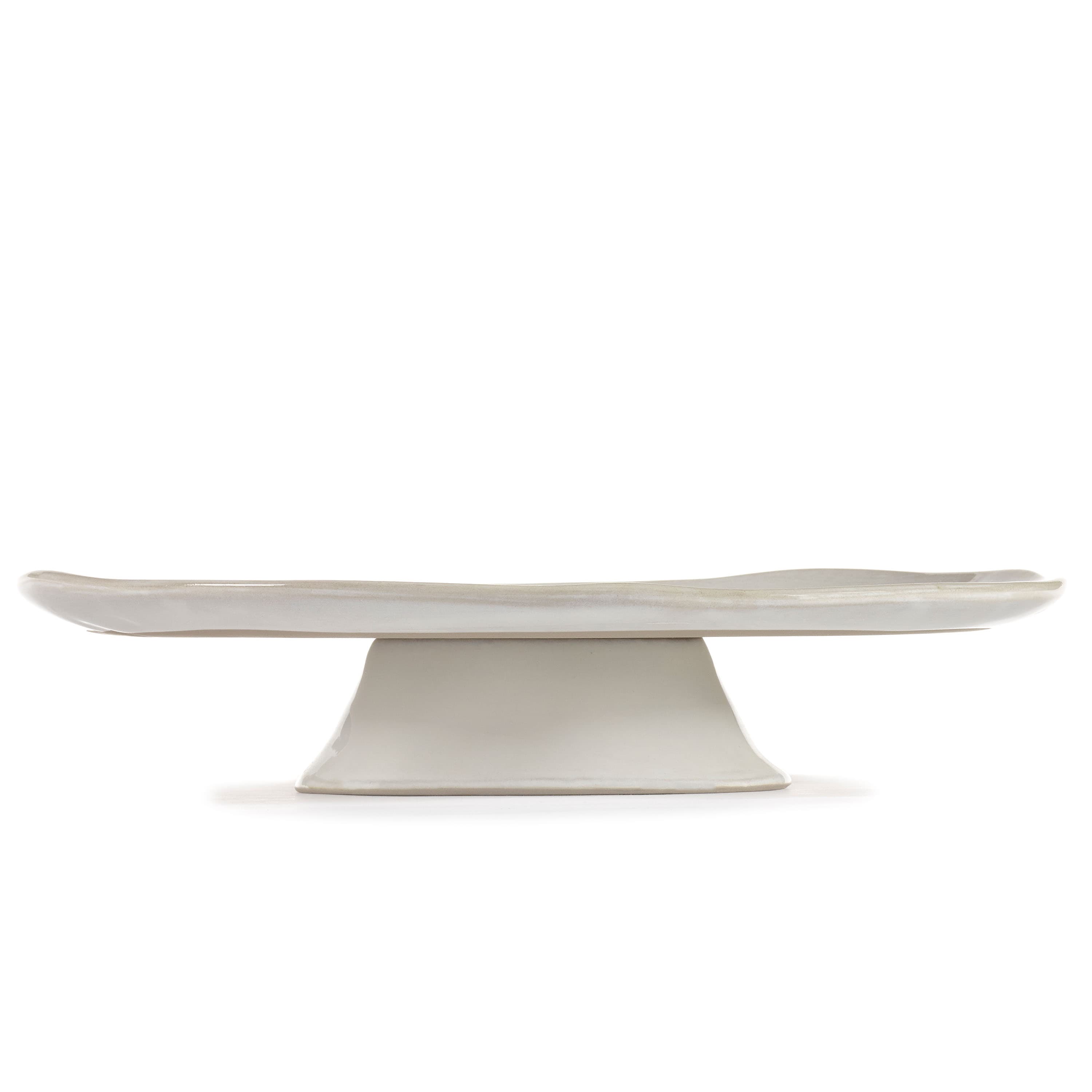 La Mère Servierplatte auf Fuß Off White Ø30